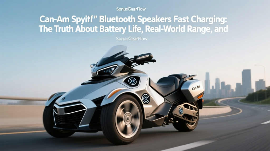 Can-Am Spyder Bluetooth Speakers Fast Charging: The Truth About Battery Life, Real-World Range, and Why Most Riders Waste $200+ on Speakers That Die Mid-Ride (Here’s How to Fix It)