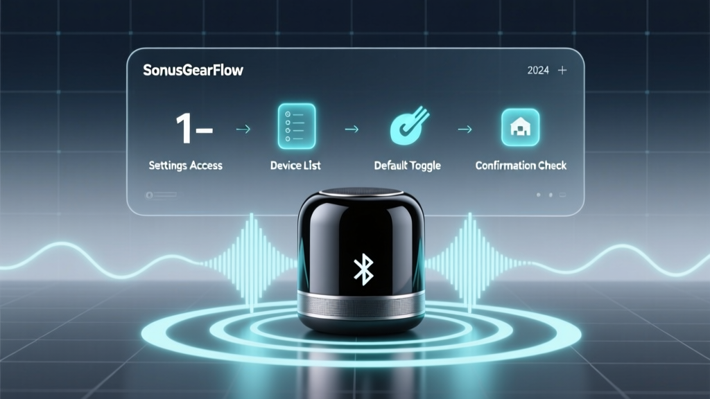 How to Make Bluetooth Speakers Default Device in 2024: The Only 4-Step Fix That Actually Works (No More Audio Dropping, Lag, or Wrong Output)