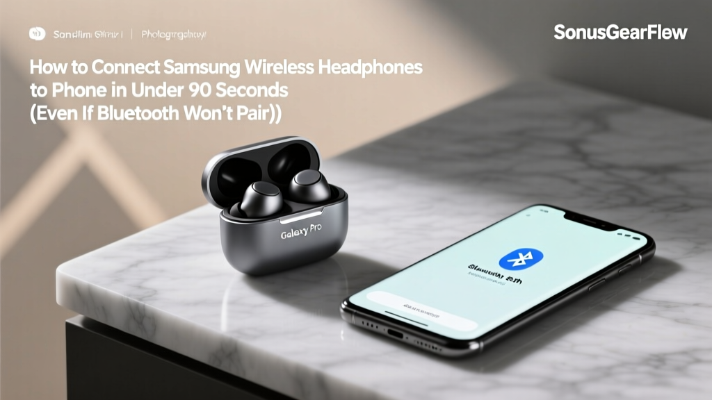 How to Connect Samsung Wireless Headphones to Phone in Under 90 Seconds (Even If Bluetooth Won’t Pair or Keeps Disconnecting)