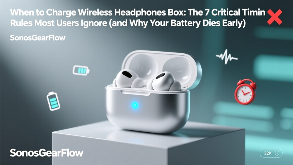 When to Charge Wireless Headphones Box: The 7 Critical Timing Rules Most Users Ignore (and Why Your Battery Dies 40% Faster Without Them)