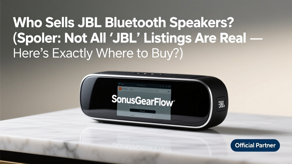 Who Sells JBL Bluetooth Speakers? (Spoiler: Not All 'JBL' Listings Are Real — Here’s Exactly Where to Buy Genuine Models in 2024 Without Getting Scammed)