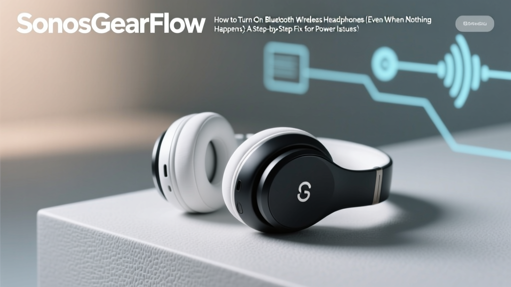 How to Turn On Bluetooth Wireless Headphones (Even When Nothing Happens): A Step-by-Step Fix for Power, Pairing, and Persistent 'No Response' — No Tech Degree Required