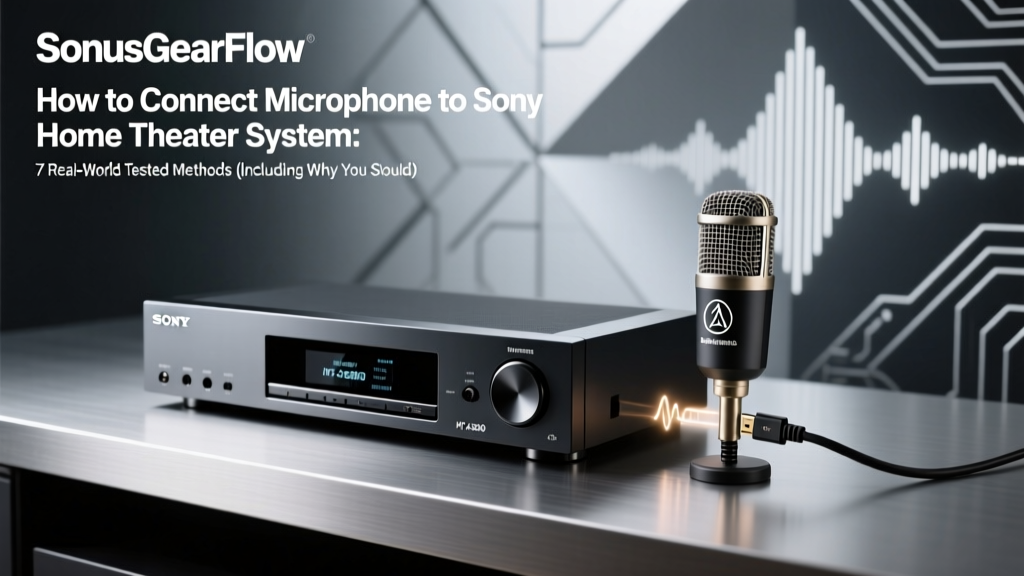 How to Connect Microphone to Sony Home Theater System: 7 Real-World Tested Methods (Including Why Your Mic Isn’t Working & How to Fix It in Under 5 Minutes)