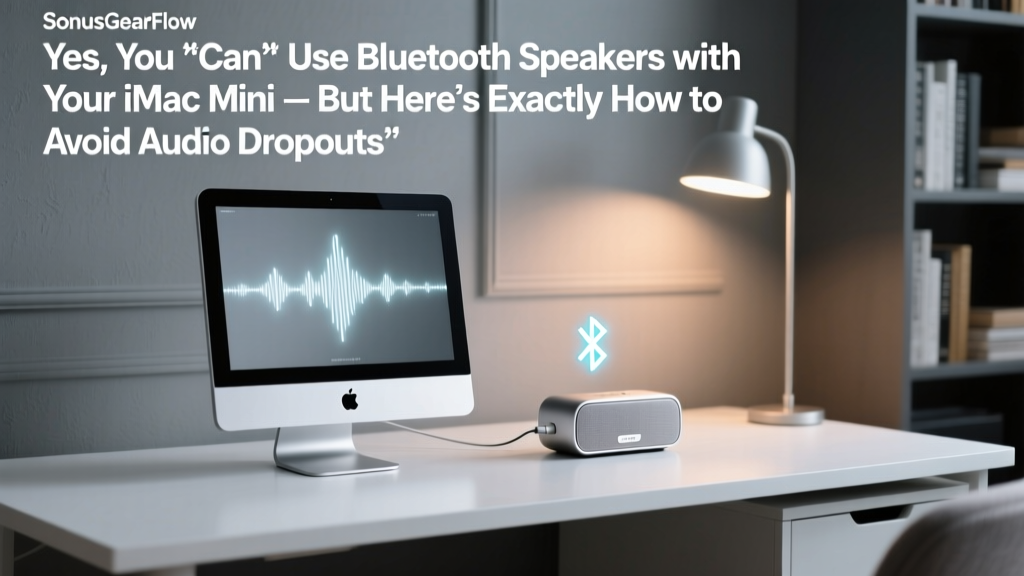 Yes, You *Can* Use Bluetooth Speakers with Your iMac Mini — But Here’s Exactly How to Avoid Audio Dropouts, Lag, and Pairing Failures (Step-by-Step Setup + 7 Tested Models That Actually Work)