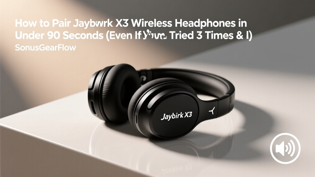 How to Pair Jaybird X3 Wireless Headphones in Under 90 Seconds (Even If You’ve Tried 3 Times & Failed — Here’s the Exact Button Sequence Your Manual Hides)
