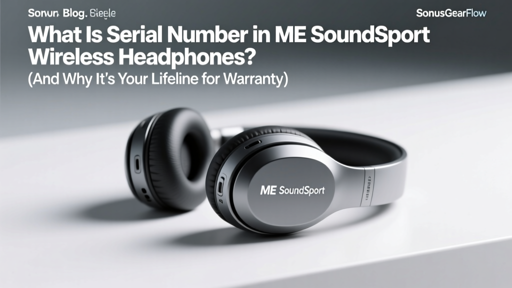 What Is Serial Number in ME SoundSport Wireless Headphones? (And Why It’s Your Lifeline for Warranty, Firmware, & Real Replacement Parts — Not Just a Random Code)