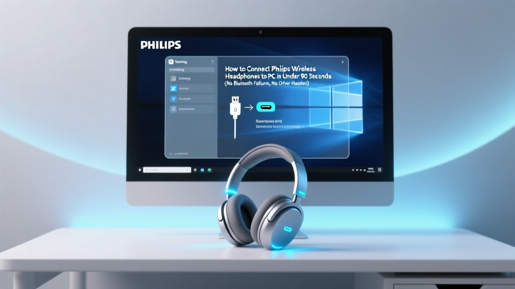 How to Connect Philips Wireless Headphones to PC in Under 90 Seconds (No Bluetooth Failures, No Driver Confusion — Just Reliable Audio Every Time)