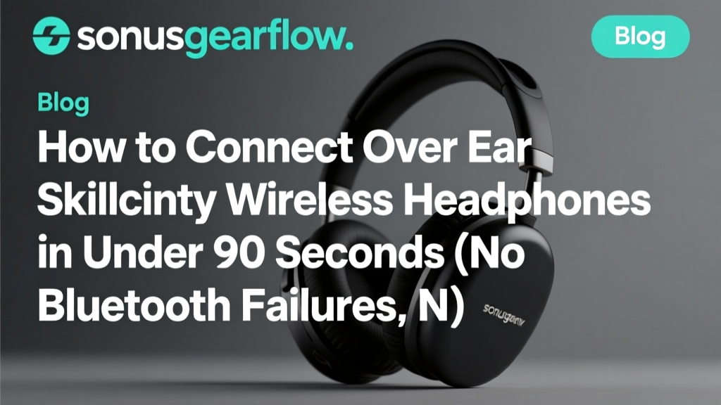 How to Connect Over Ear Skillcandy Wireless Headphones in Under 90 Seconds (No Bluetooth Failures, No Pairing Loops — Just Real-World Fixes That Actually Work)
