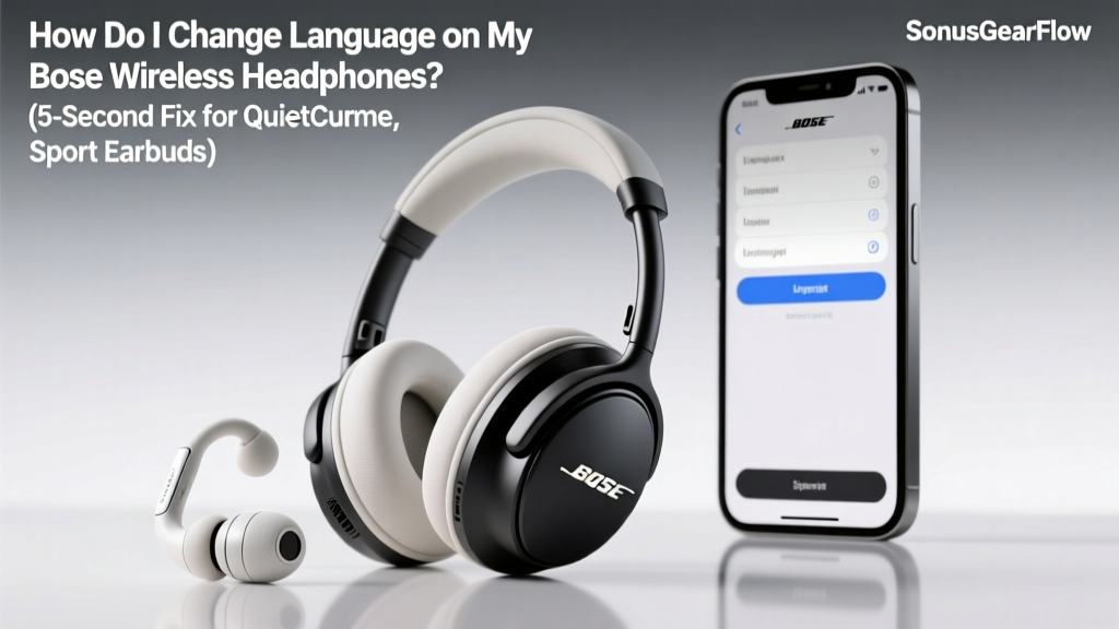 How Do I Change Language on My Bose Wireless Headphones? (5-Second Fix for QuietComfort, Sport Earbuds & SoundTrue Models — No App Required in Most Cases)