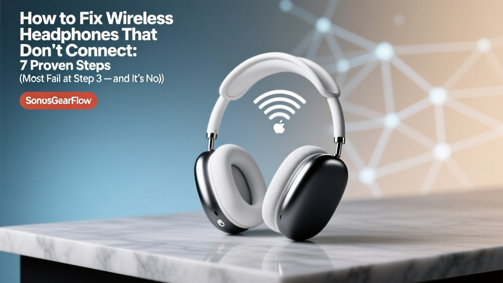 How to Fix Wireless Headphones That Don’t Connect: 7 Proven Steps (Most Fail at Step 3 — and It’s Not Your Phone’s Fault)