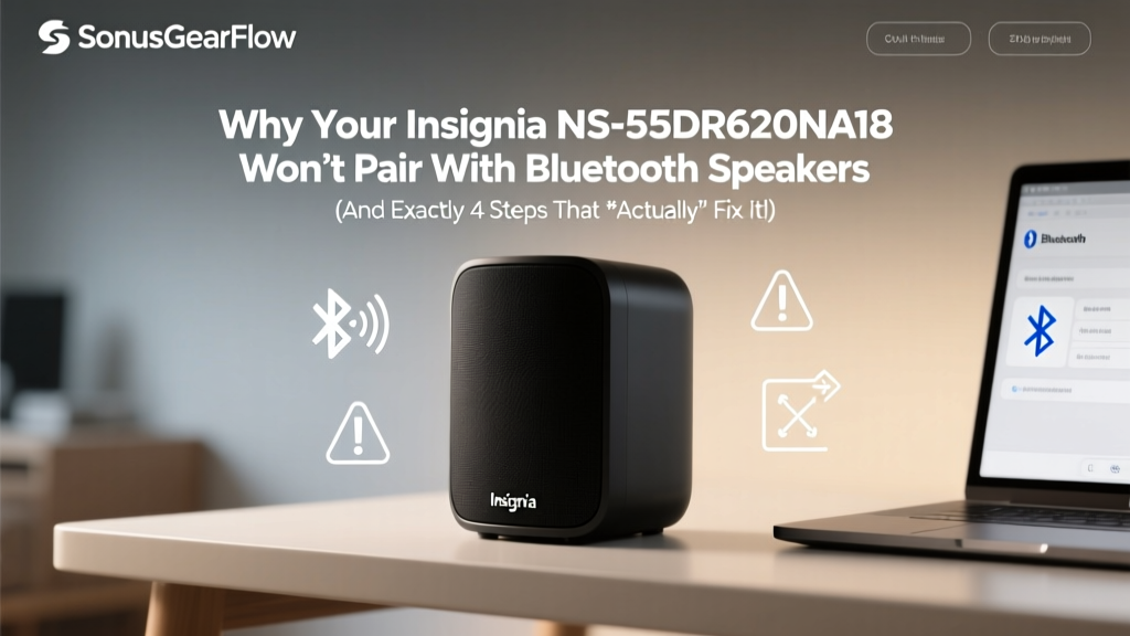 Why Your Insignia NS-55DR620NA18 Won’t Pair With Bluetooth Speakers (And Exactly 4 Steps That *Actually* Fix It — No Reset Needed)
