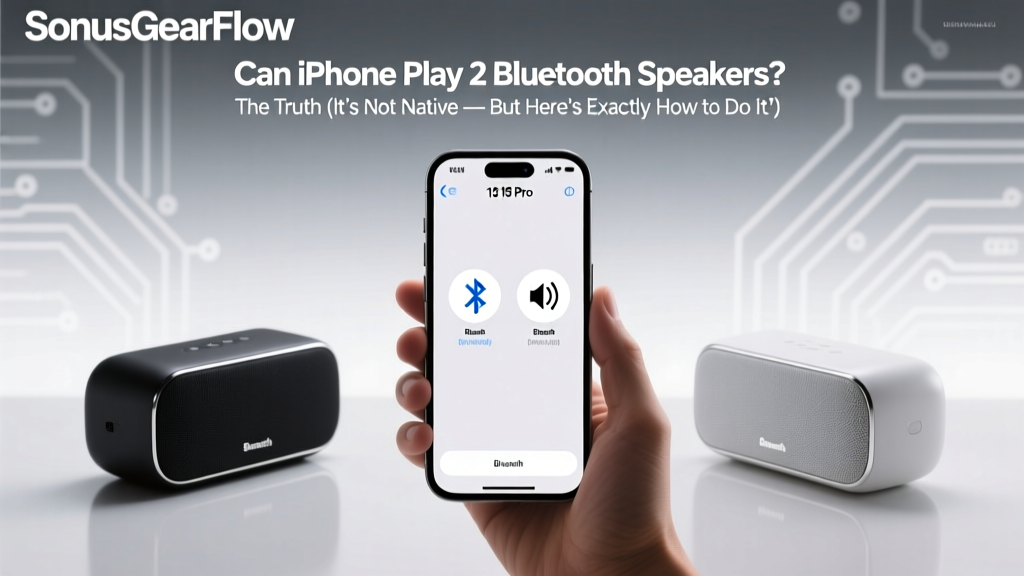 Can iPhone Play 2 Bluetooth Speakers? The Truth (It’s Not Native — But Here’s Exactly How to Do It Right in 2024 Without Lag, Dropouts, or $300 Dongles)