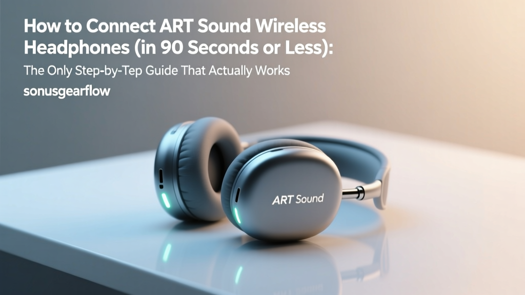 How to Connect ART Sound Wireless Headphones (in 90 Seconds or Less): The Only Step-by-Step Guide That Actually Works — No Bluetooth Ghosting, No Reboot Loops, No 'Device Not Found' Frustration