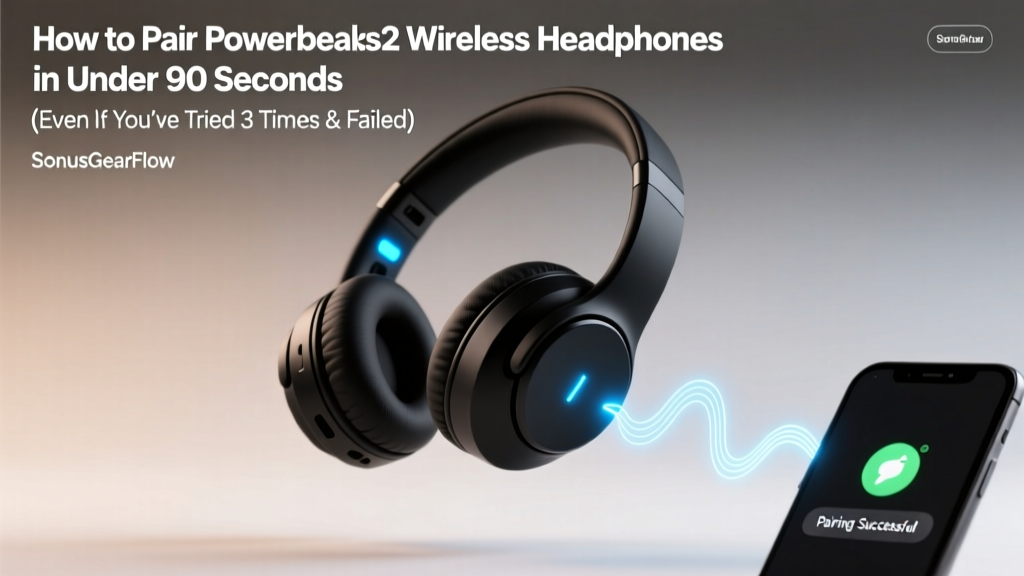 How to Pair Powerbeats2 Wireless Headphones in Under 90 Seconds (Even If You’ve Tried 3 Times & Failed — Here’s the Exact Button Combo Apple Doesn’t Tell You)
