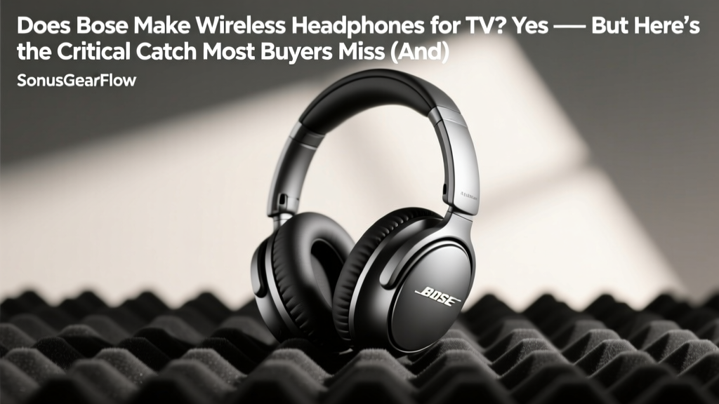 Does Bose Make Wireless Headphones for TV? Yes — But Here’s the Critical Catch Most Buyers Miss (And How to Avoid Audio Lag, Compatibility Failures, and Wasted Money)