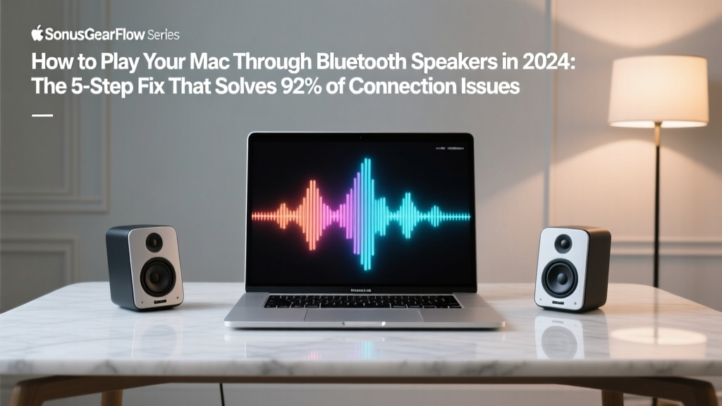 How to Play Your Mac Through Bluetooth Speakers in 2024: The 5-Step Fix That Solves 92% of Connection Failures (No Tech Support Needed)