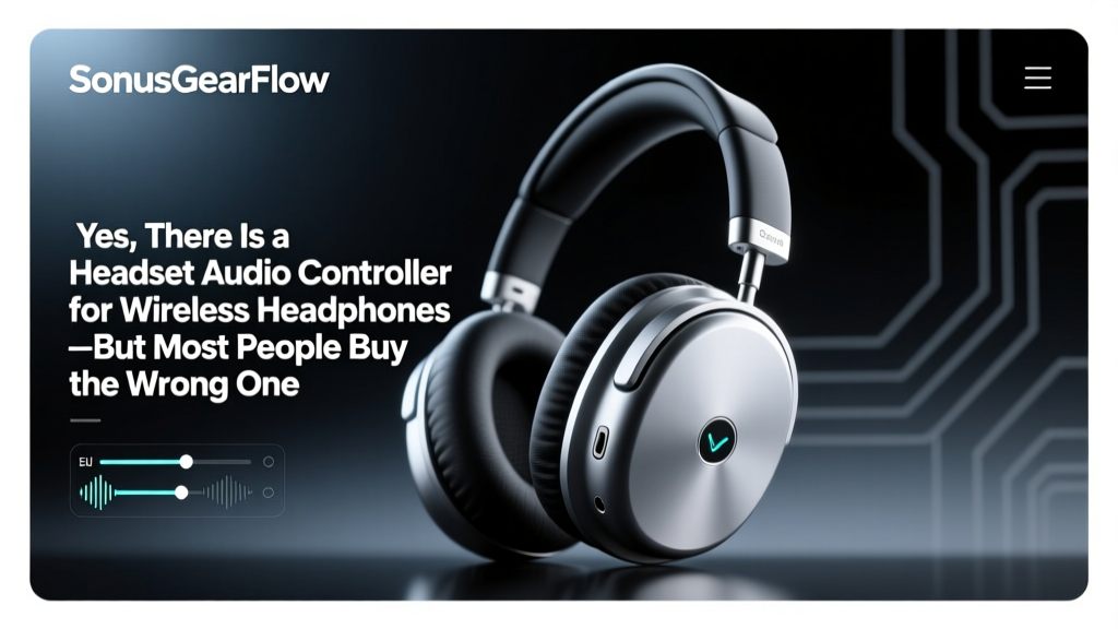 Yes, There Is a Headset Audio Controller for Wireless Headphones—But Most People Buy the Wrong One (Here’s How to Choose the Right One in 2024 Without Wasting $150)