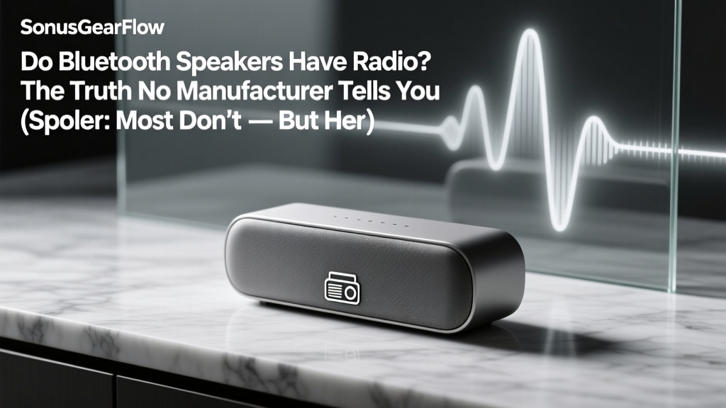 Do Bluetooth Speakers Have Radio? The Truth No Manufacturer Tells You (Spoiler: Most Don’t — But Here’s How to Get One That Does, Without Sacrificing Sound Quality or Battery Life)
