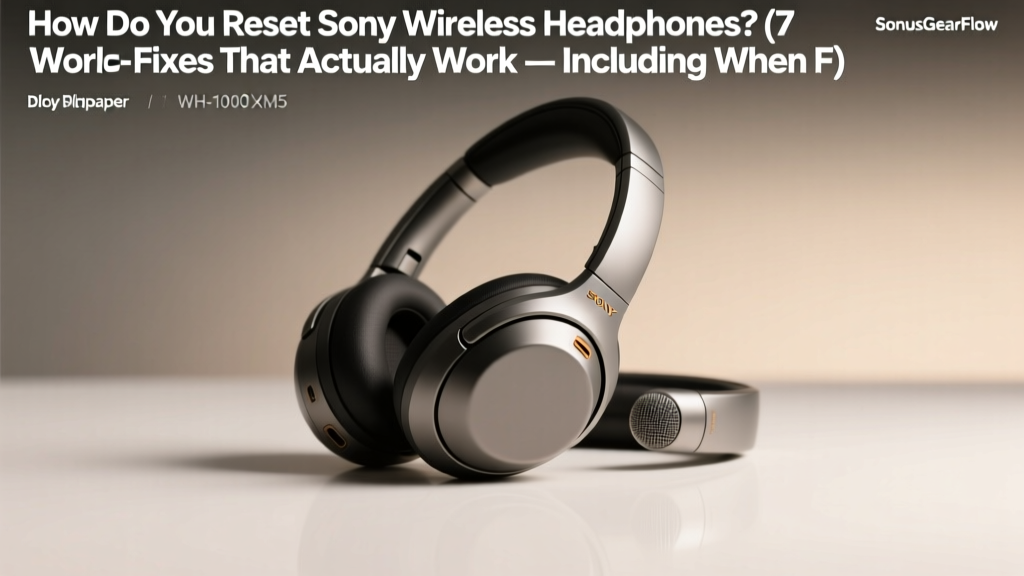How Do You Reset Sony Wireless Headphones? (7 Real-World Fixes That Actually Work — Including When Factory Reset Fails & What to Try Next)