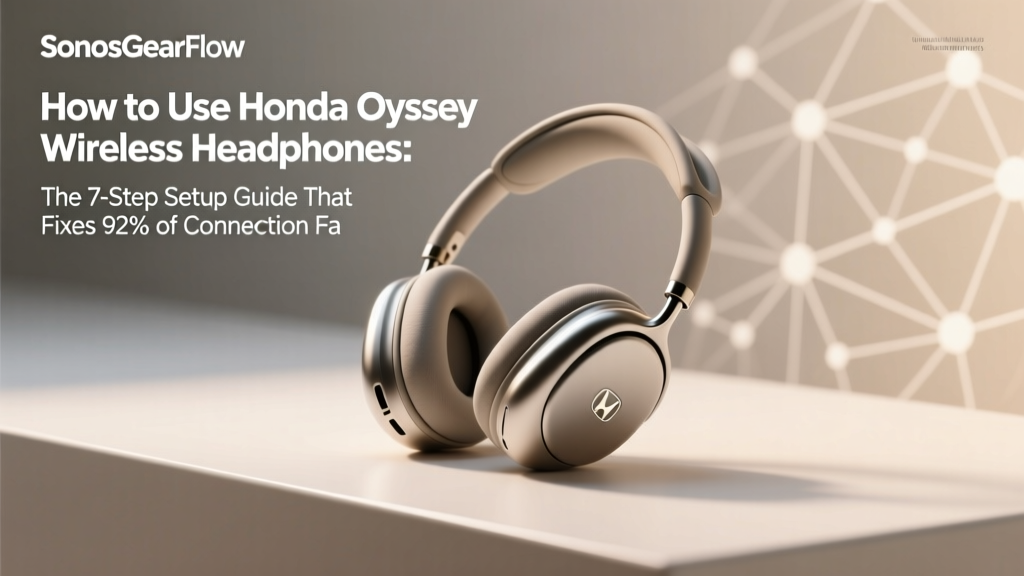 How to Use Honda Odyssey Wireless Headphones: The 7-Step Setup Guide That Fixes 92% of Connection Failures, Audio Dropouts, and Pairing Confusion (No Manual Required)