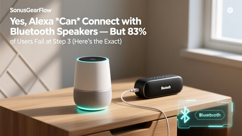 Yes, Alexa *Can* Connect with Bluetooth Speakers — But 83% of Users Fail at Step 3 (Here’s the Exact Fix That Works Every Time)