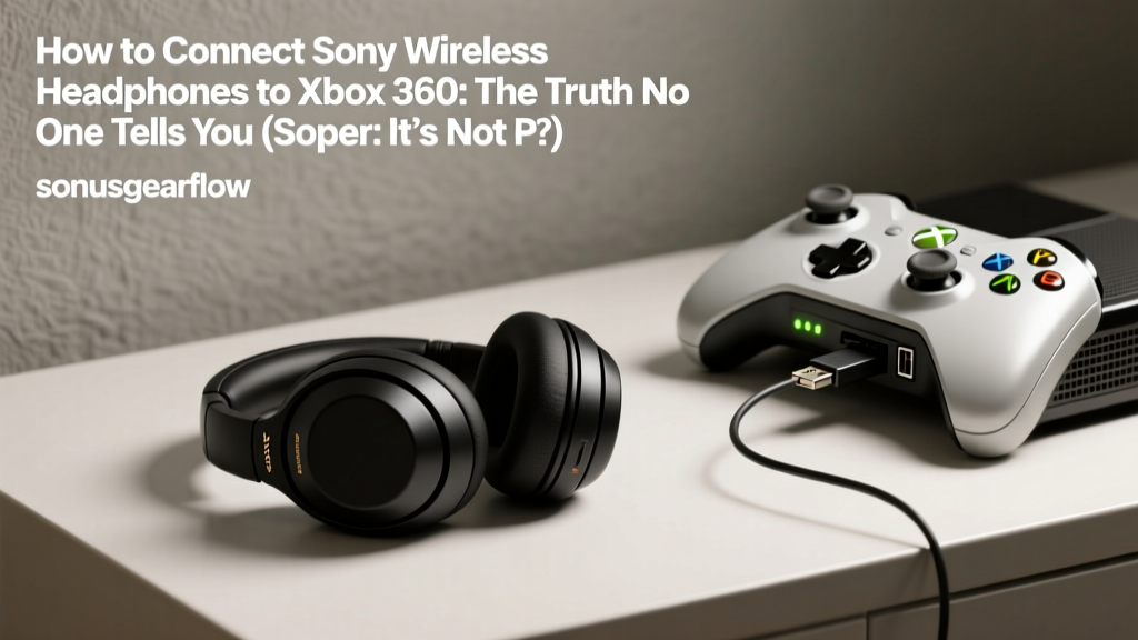 How to Connect Sony Wireless Headphones to Xbox 360: The Truth No One Tells You (Spoiler: It’s Not Plug-and-Play — Here’s Exactly What Works in 2024)