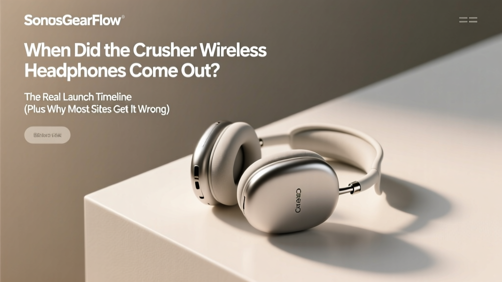 When Did the Crusher Wireless Headphones Come Out? The Real Launch Timeline (Plus Why Most Sites Get the Date Wrong — and What It Means for Your Purchase Today)