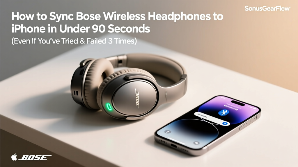 How to Sync Bose Wireless Headphones to iPhone in Under 90 Seconds (Even If You’ve Tried & Failed 3 Times — Here’s What Actually Fixes It)