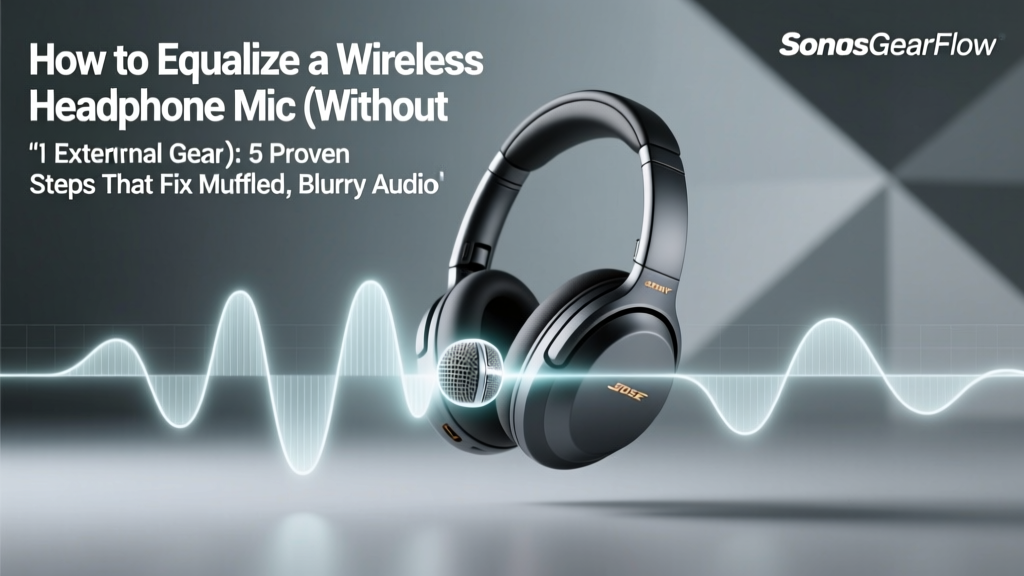 How to Equalize a Wireless Headphone Mic (Without External Gear): 5 Proven Steps That Fix Muffled, Boomy, or Thin Voice Quality in Zoom, Teams & Discord — Even on AirPods, Sony WH-1000XM5, and Bose QC Ultra