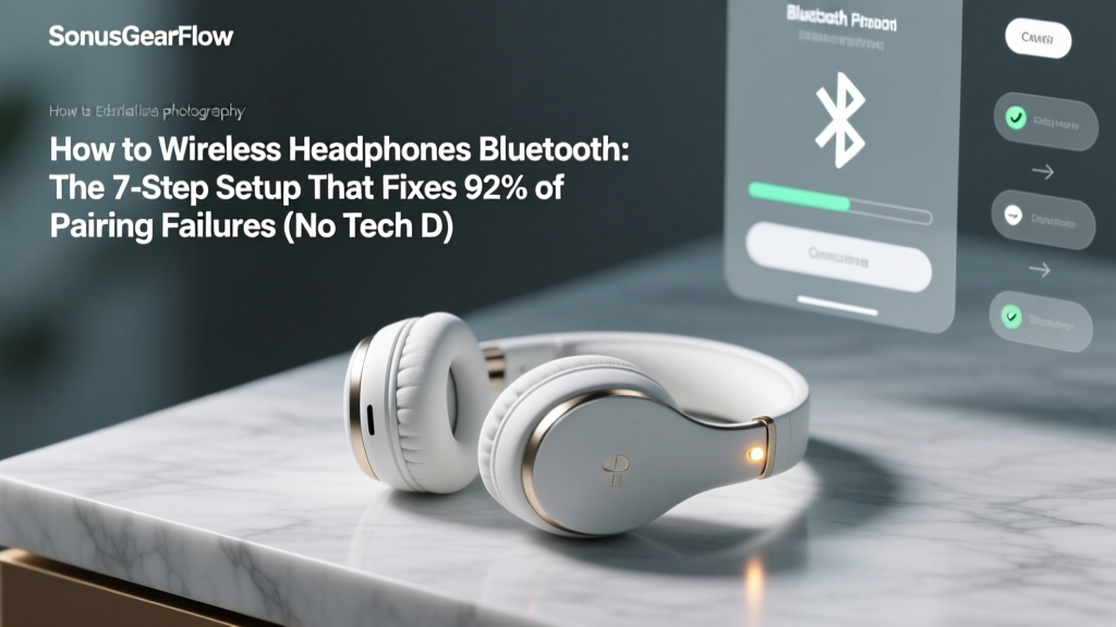 How to Wireless Headphones Bluetooth: The 7-Step Setup That Fixes 92% of Pairing Failures (No Tech Degree Required)
