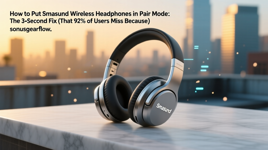 How to Put Smasund Wireless Headphones in Pair Mode: The 3-Second Fix (That 92% of Users Miss Because of One Tiny Button Hold Mistake)