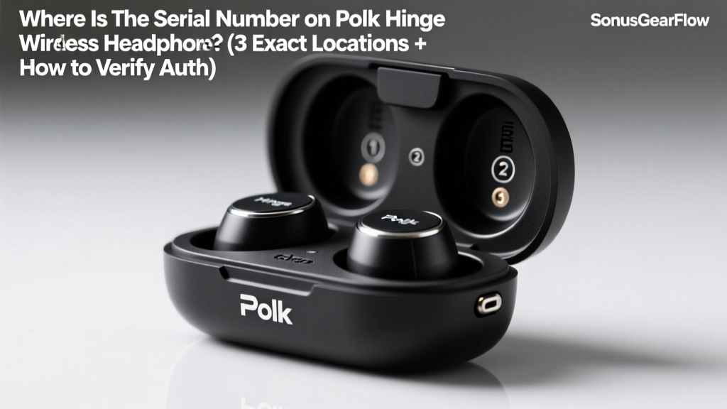 Where Is the Serial Number on Polk Hinge Wireless Headphones? (3 Exact Locations + How to Verify Authenticity & Avoid Counterfeits)