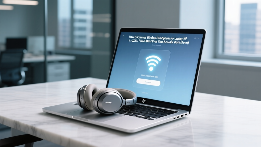 How to Connect Wireless Headphones to Laptop HP in 2024: 7 Real-World Fixes That Actually Work (Even When Windows Says 'Connected' But No Sound)