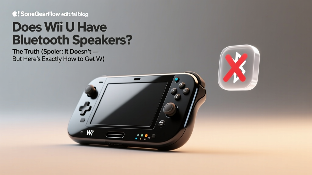Does Wii U Have Bluetooth Speakers? The Truth (Spoiler: It Doesn’t — But Here’s Exactly How to Get Wireless Audio Working in 2024 Without Modding or Losing Sync)