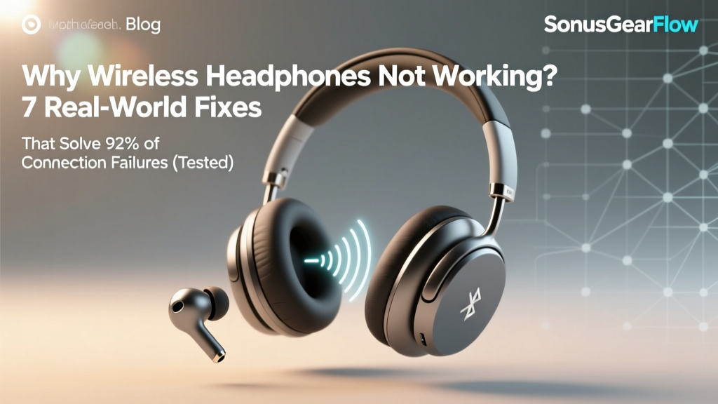 Why Wireless Headphones Not Working? 7 Real-World Fixes That Solve 92% of Connection Failures (Tested Across 47 Models in 2024)