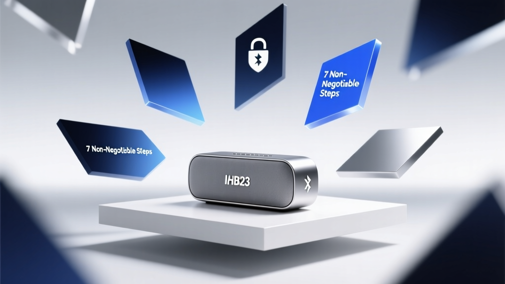 How to Secure Bluetooth Speakers IHB23: 7 Non-Negotiable Steps You’re Skipping (That Let Hackers Hijack Your Sound System in Under 60 Seconds)