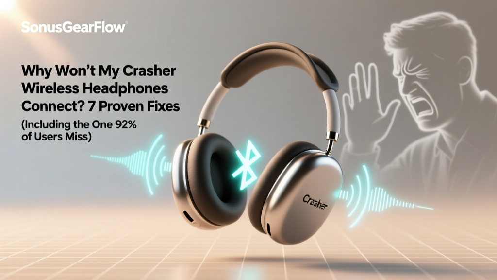 Why Won’t My Crusher Wireless Headphones Connect? 7 Proven Fixes (Including the One 92% of Users Miss — It’s Not Your Phone)