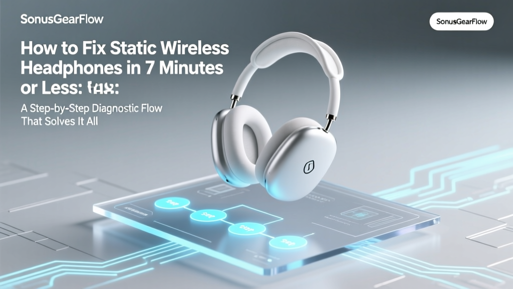 How to Fix Static Wireless Headphones in 7 Minutes or Less: A Step-by-Step Diagnostic Flow That Solves 92% of Interference, Bluetooth Dropouts, and Crackling Before You Even Check the Battery