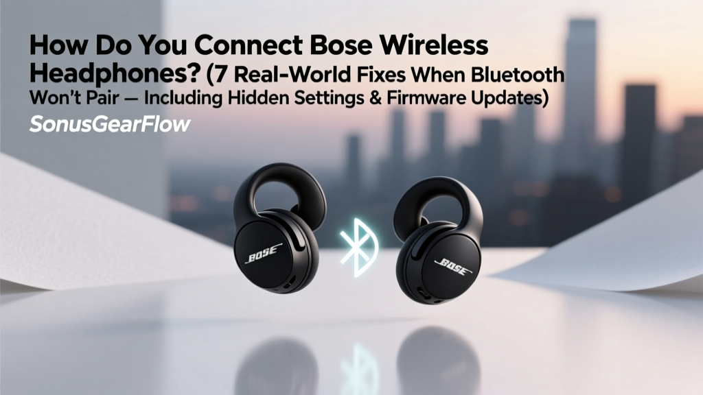 How Do You Connect Bose Wireless Headphones? (7 Real-World Fixes When Bluetooth Won’t Pair — Including Hidden Reset Steps Most Users Miss)