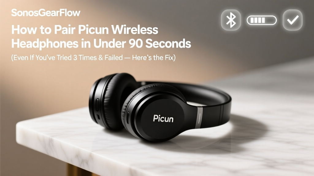 How to Pair Picun Wireless Headphones in Under 90 Seconds (Even If You’ve Tried 3 Times & Failed — Here’s the Exact Button Sequence Your Manual Hides)