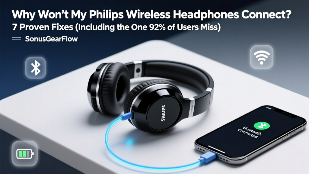 Why Won’t My Philips Wireless Headphones Connect? 7 Proven Fixes (Including the One 92% of Users Miss — It’s Not Your Phone)