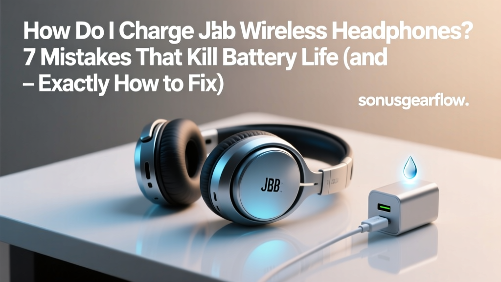 How Do I Charge JLab Wireless Headphones? 7 Mistakes That Kill Battery Life (and Exactly How to Fix Them in Under 90 Seconds)