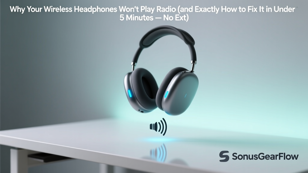 Why Your Wireless Headphones Won’t Play Radio (and Exactly How to Fix It in Under 5 Minutes — No Extra Hardware Needed)