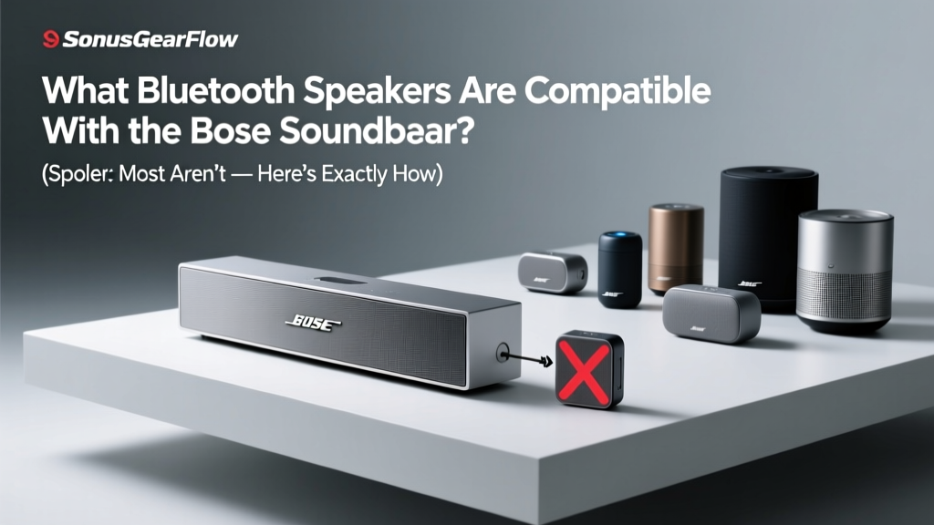 What Bluetooth Speakers Are Compatible With the Bose Soundbar? (Spoiler: Most Aren’t — Here’s Exactly Which Ones Actually Work, Why Others Fail, and How to Bypass the Limitation Without Buying New Gear)