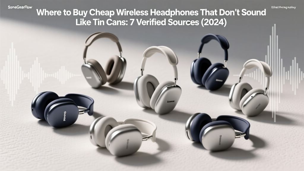 Where to Buy Cheap Wireless Headphones That Don’t Sound Like Tin Cans: 7 Verified Sources (2024), Tested for Battery Life, Latency & Real-World Clarity — Not Just Price Tags