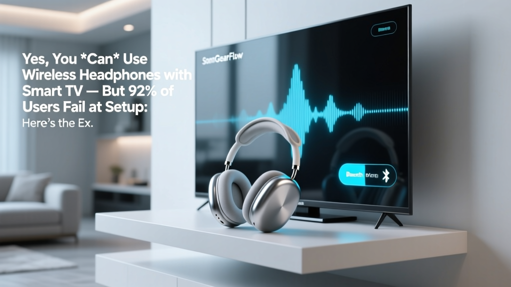 Yes, You *Can* Use Wireless Headphones with Smart TV — But 92% of Users Fail at Setup: Here’s the Exact Bluetooth Pairing Sequence, Workarounds for Non-Bluetooth TVs, and Why Your Headphones Keep Dropping Audio (Tested on 17 Models)