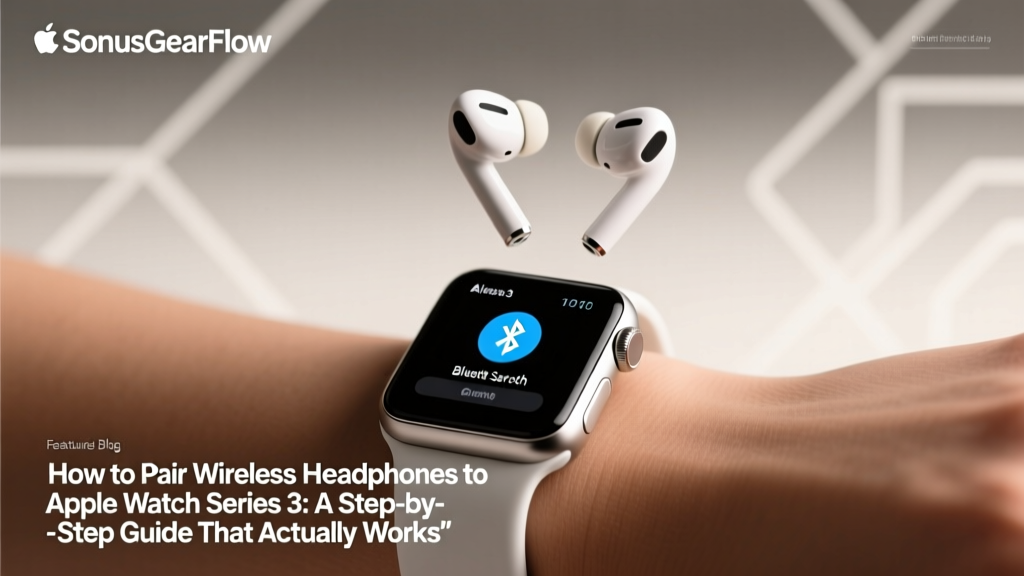 How to Pair Wireless Headphones to Apple Watch Series 3: A Step-by-Step Guide That Actually Works (No Bluetooth Ghosting, No Reboot Loops, No 'Connected But Silent' Frustration)