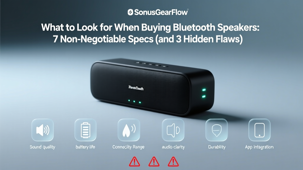 What to Look for When Buying Bluetooth Speakers: 7 Non-Negotiable Specs (and 3 Hidden Flaws) That 82% of Buyers Overlook — Save $150+ and Avoid Disappointing Sound