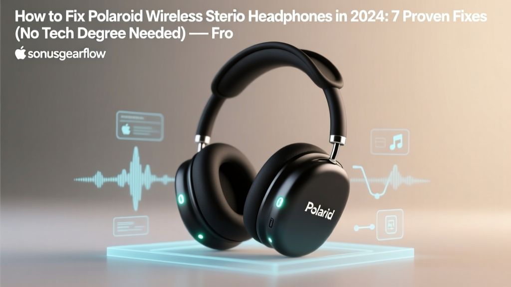 How to Fix Polaroid Wireless Stereo Headphones in 2024: 7 Proven Fixes (No Tech Degree Needed) — From Bluetooth Dropouts to Zero Sound & Battery That Dies in 15 Minutes