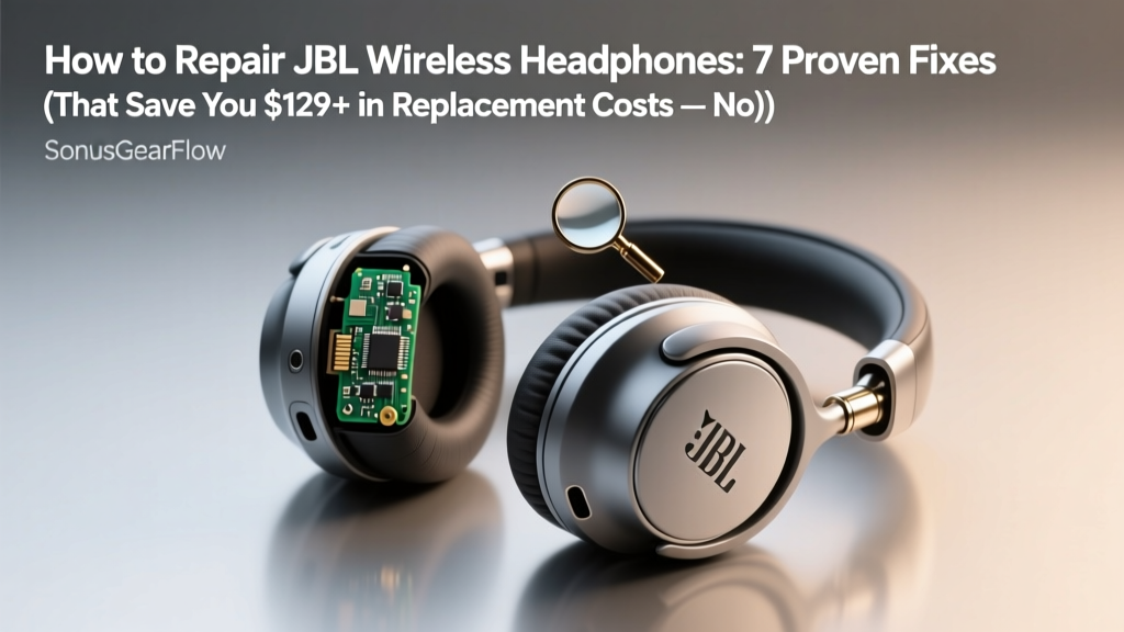 How to Repair JBL Wireless Headphones: 7 Proven Fixes (That Save You $129+ in Replacement Costs — No Tech Skills Required)